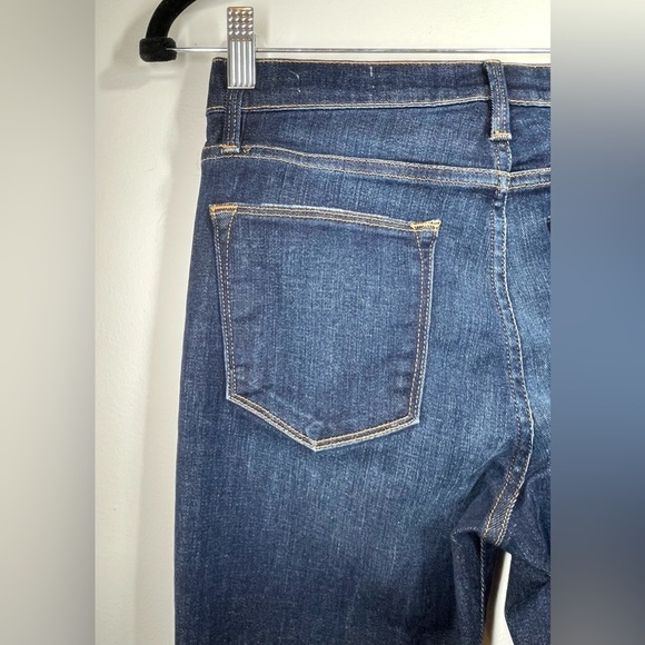 NWOT FRAME Jeans Women’s Size 25 LE HIGH STRAIGHT Blue Dark Wash - Picture 10 of 13